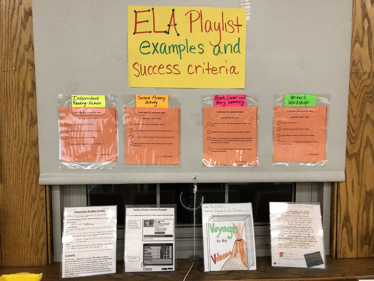 AshleaVilello's tweet photo. Make learning and success transparent by giving students the tools they need. They will give you the work you are looking for! Check out this PERFECT seesaw fluency post on day 1 of ELA playlists! @PorterElemSCSD #SCSDSuccess #SyraFuse #PandaPL https://t.co/RnyqSblzPJ