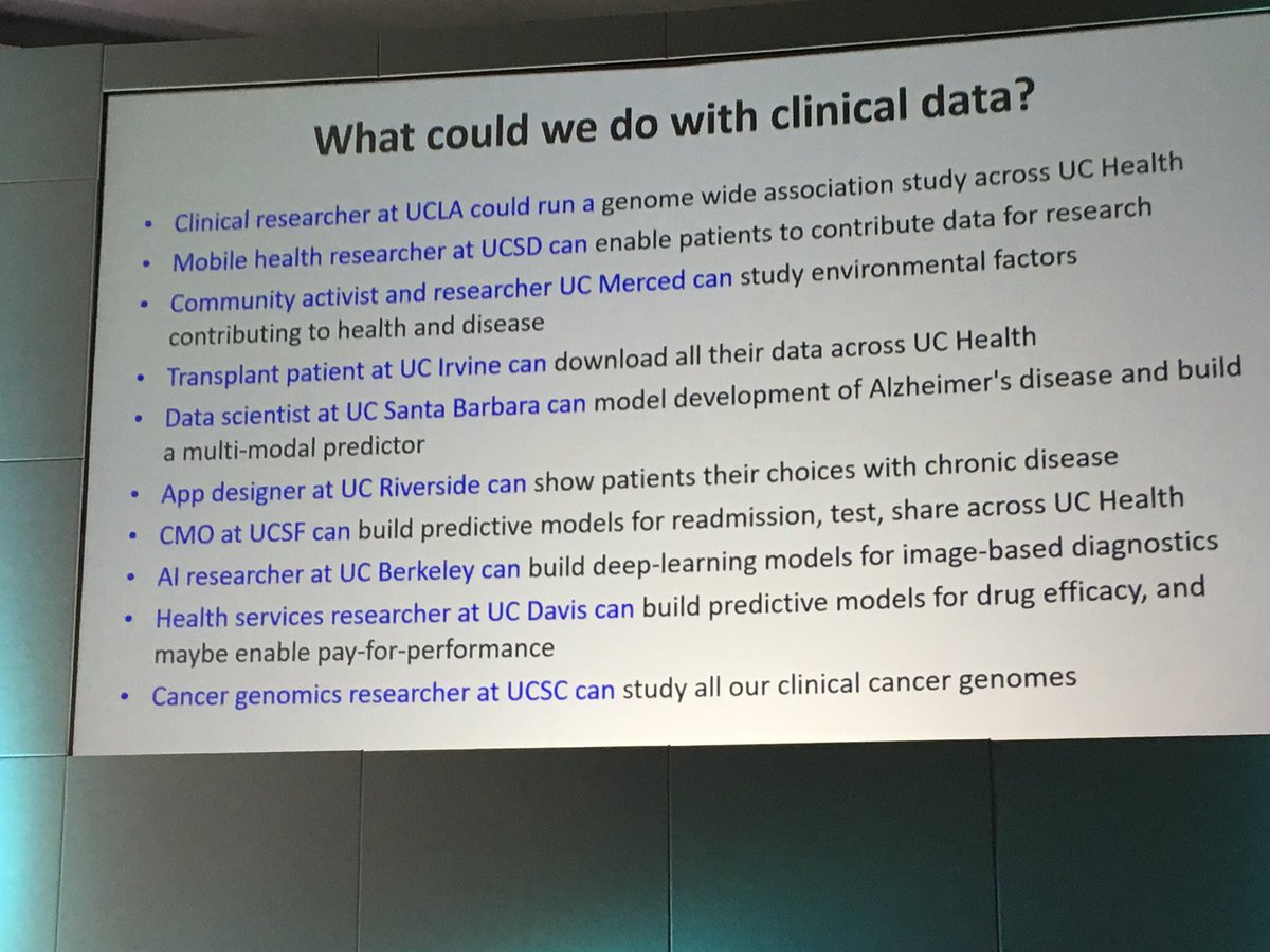 DebbeMcCall's tweet photo. Harnessing Big Data to Enhance Human Health. Moderator: Daniel Rader [DR] @PennMedicine @atulbutte #FHSummit18 #FHCantWait #KnowFH https://t.co/KIYZBkfzZt