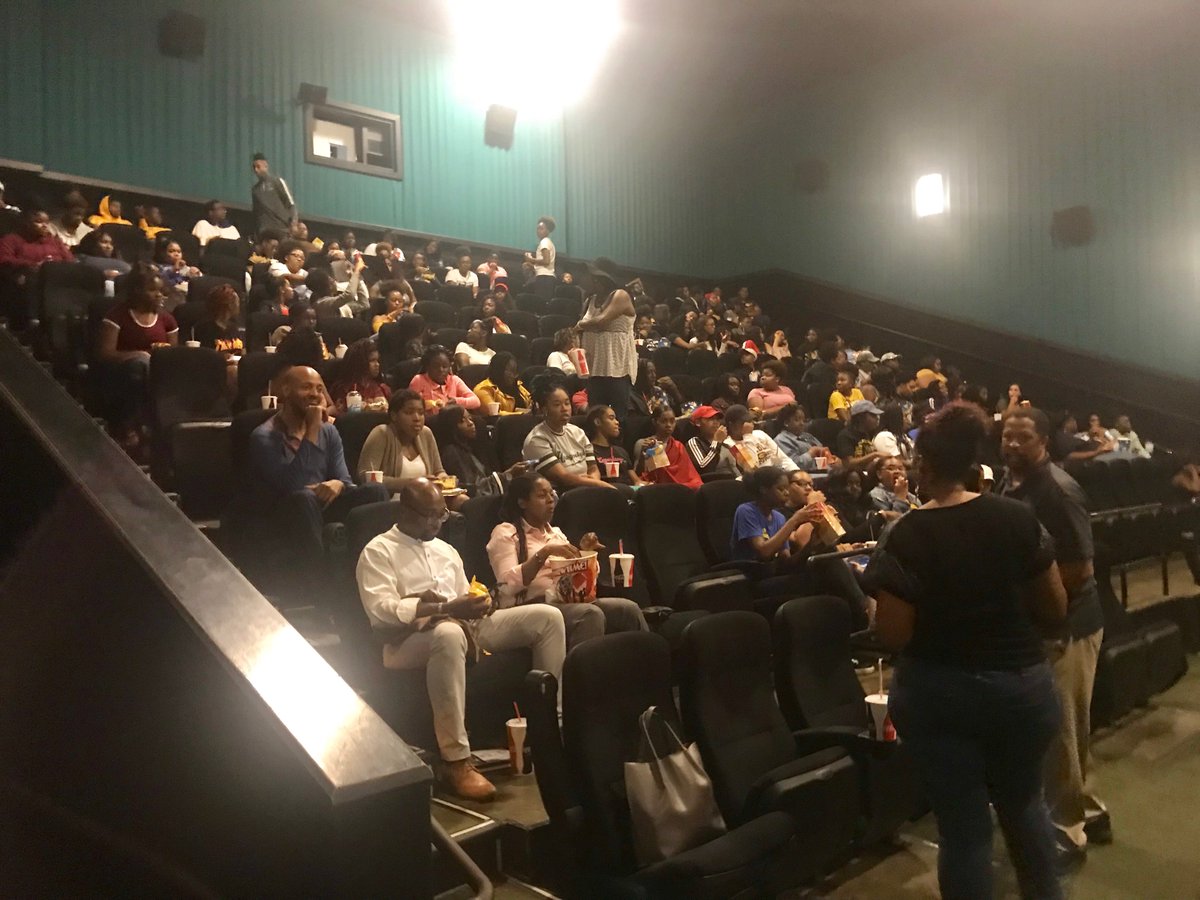 Grambling1901's tweet photo. Itโs Showtime! Thank you to the BazanEd team, Celebrity Theatres, and our own FSUB for sponsoring tonightโs advanced screening of โThe Hate You Give.โ #gramfam #hbcutalks #fsub #grambling1901 #celebritytheatres https://t.co/TmwbCaxEL6