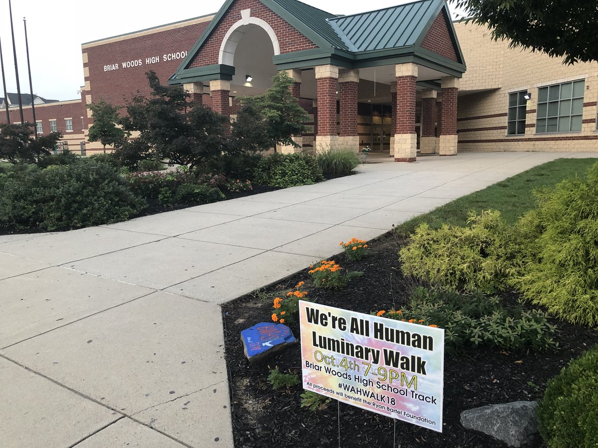 2 Days ... who’s joining us?!
#RT #SpreadTheWord

#WAHWALK18

<a href="/BWLuminary/">Briar Woods Luminary Walk</a> 
October 4th
7-9PM
BWHS Track

#ComeShineALight 

💙Healthy Activities
🧡Family Support
💛Positive Friends
💚Mentors
💜Spirituality
❤️Mental Health
🖤Generosity
💙Medical Access

<a href="/BW_falconfrenzy/">BRIAR WOODS</a>