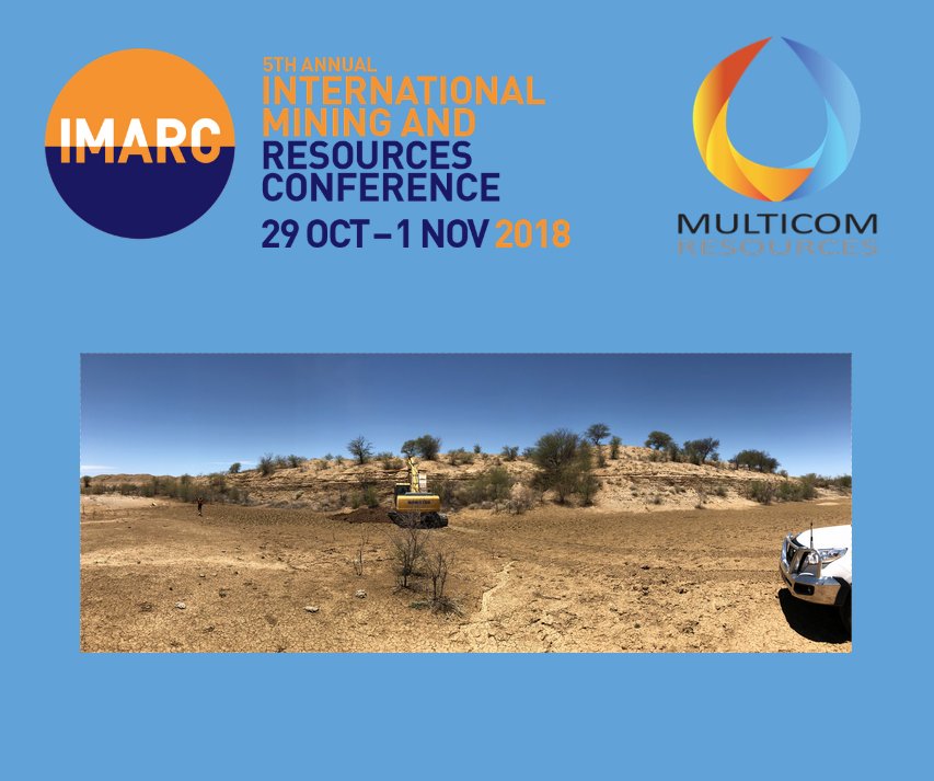 MulticomRes's tweet image. Multicom Resources CEO Shaun McCarthy will be speaking at Australia's largest mining conference, IMARC Melbourne 29 October - 1 November | For more information, check out the @IMARC_Mining website: imarcmelbourne.com