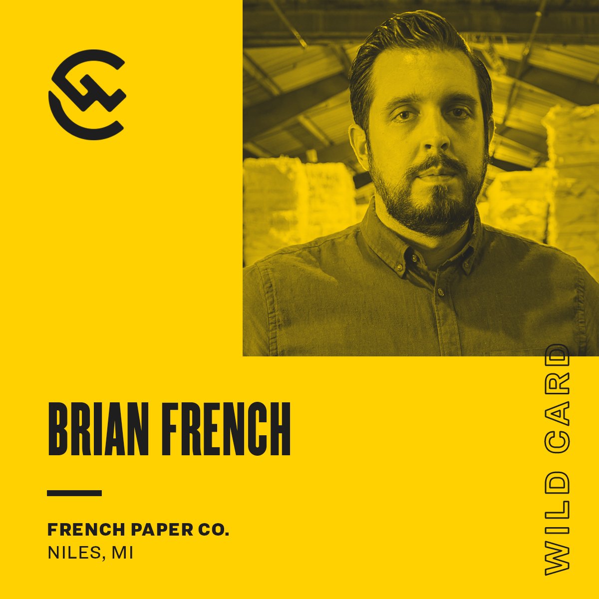 WILD CARD SESSION: Brian French from @FrenchPaperCo, one of the last, small, independent mills in America, has been on the road celebrating 150 years of business. Tune in Saturday at 3pm as Brian shares an incredible collection of French Paper's history. #theroadto150 #cwc5