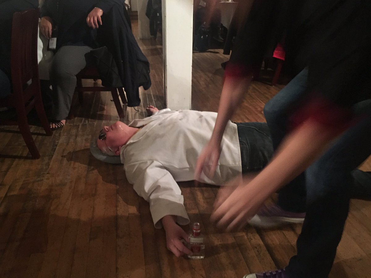 T_VanCuren's tweet photo. Who killed Mark McEdgy? #msdo2018 #murdermystery https://t.co/LYUlReKfWY
