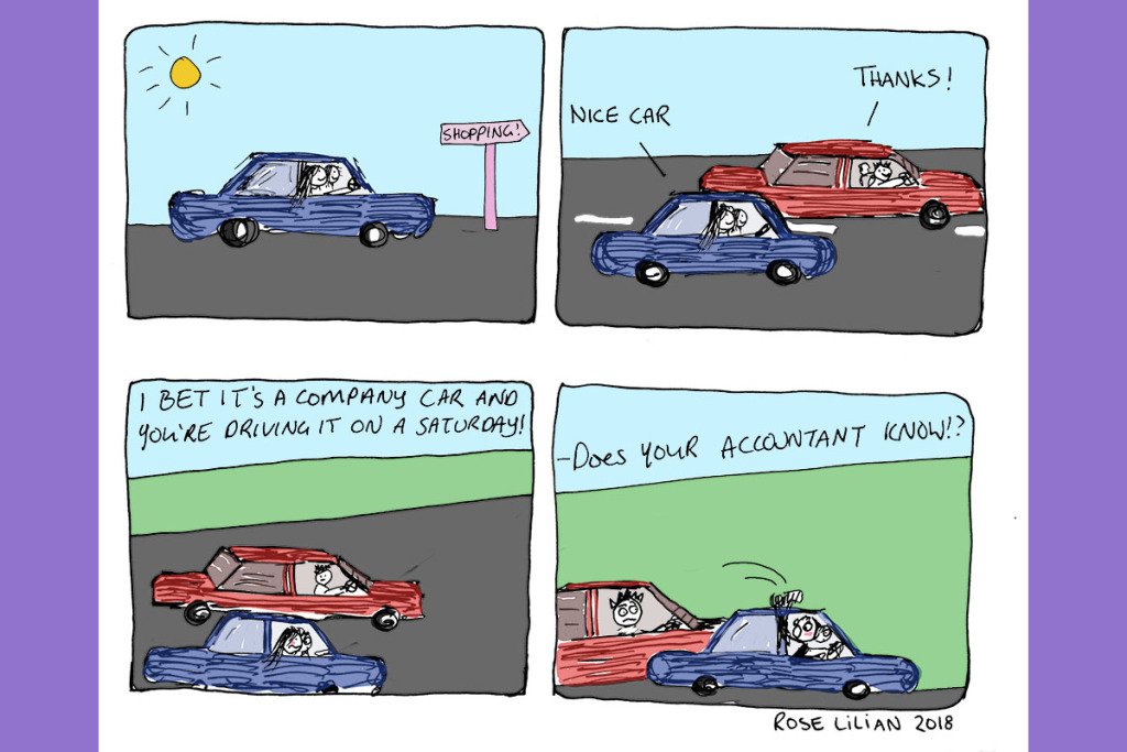 Sisters can be scary. Mine is probably scarier than most. She is an accountant. This means she is enraged by things I wouldn’t normally think about. This cartoon is a good example #accountants #sisters #driving #cartoon #drawing sparkingtheflash.wordpress.com/2018/10/03/thi…