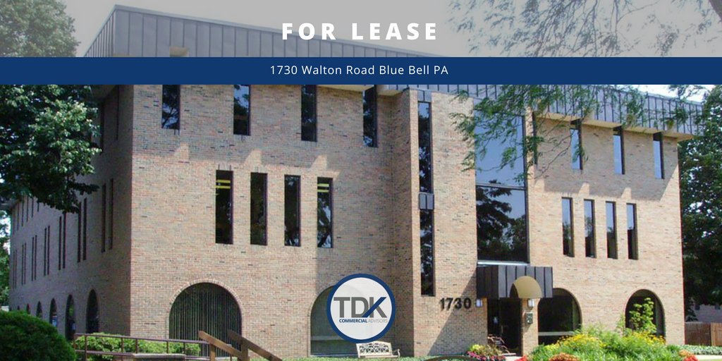 TDKCA2's tweet photo. TDKCA is your Commercial Real Estate Resource:
#Property Alert: 1730 Walton Rd #BlueBell – Space from 1000 - 8000 sf. Park-like setting. Landlord will build custom!
Call Tom: 215-292-5575
Visit: https://t.co/o7yeiqbyuN
#commecialrealestate #realestate https://t.co/DpUZESaKFn