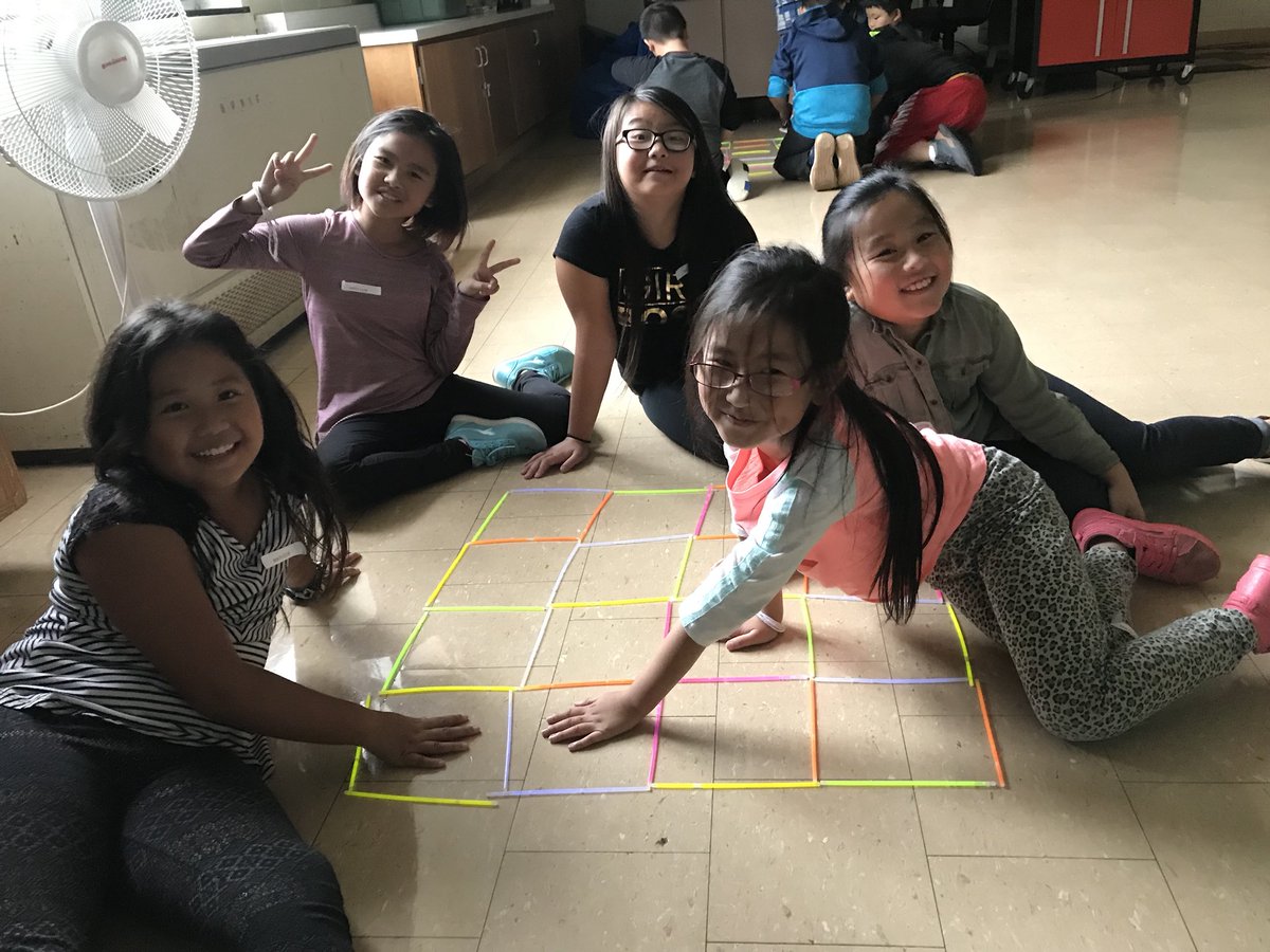 SybeldonTheresa's tweet photo. Glow-in-the-Dark Geometry - Crazy8s Math Club at ELL Homework &amp; Enrichment Club 
#EverestPride #WestonPride #ELLHomeworkClub https://t.co/Y22rs1bQLp