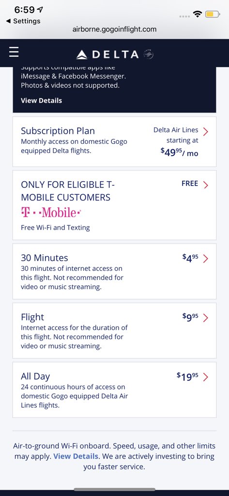 Ejazsaiyed's tweet photo. Free wifi at 30000 Feet Thanks to our very own @JohnLegere Person next to me with @verizon already impressed with @TMobile free wifi.! He is ready to make a switch as soon as he land.!   😃😃 #getoutofred https://t.co/DBaAIbEX9X