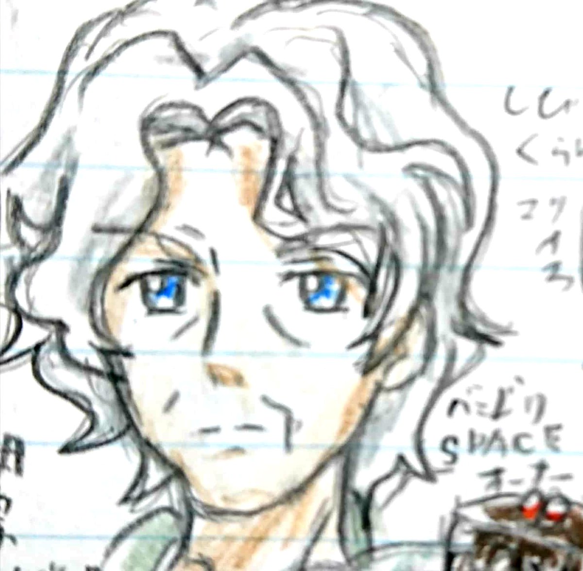 マリヘ絵 今日はバキュラとドラえもんのうらなりくん