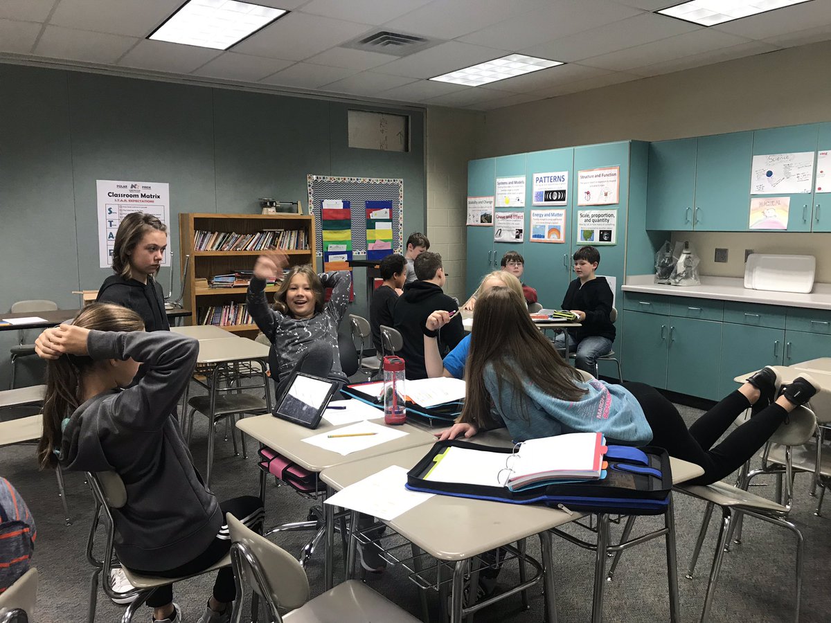 ammoldenhauer's tweet photo. A critical thinking question, a lot of time, and a little guidance all lead to some really good discussion in science today! #nmspolars #6thchat https://t.co/GeUXCO0Zfv