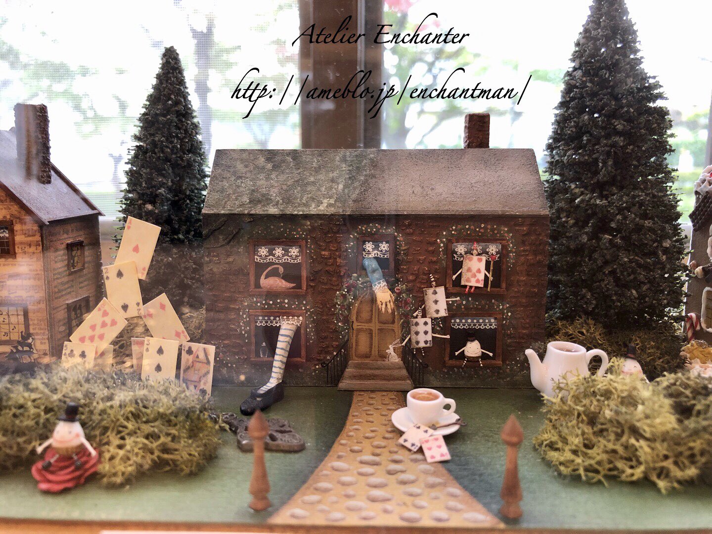 トールペイント作品 メリーエレメン （トールペイント作品薔薇のカップ 