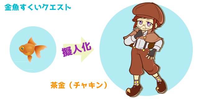 きまぐれキャラ紹介 金魚すくいクエスト