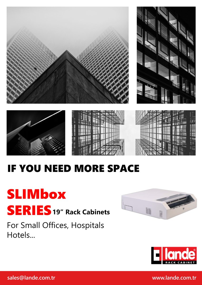 If you need more space
More info: lande.com.tr/eng/slimbox_wa…

#rackcabinet #cabinet #slimbox #kabinet #lande
