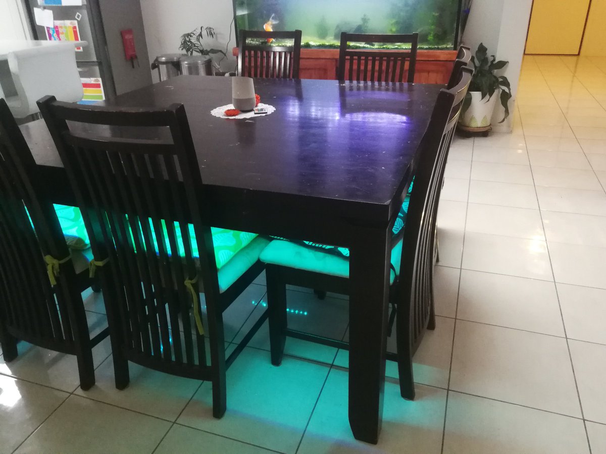 thehotend's tweet image. One more item to the #IOT #RGBtheplanet #smarttable. Mmmm rgb