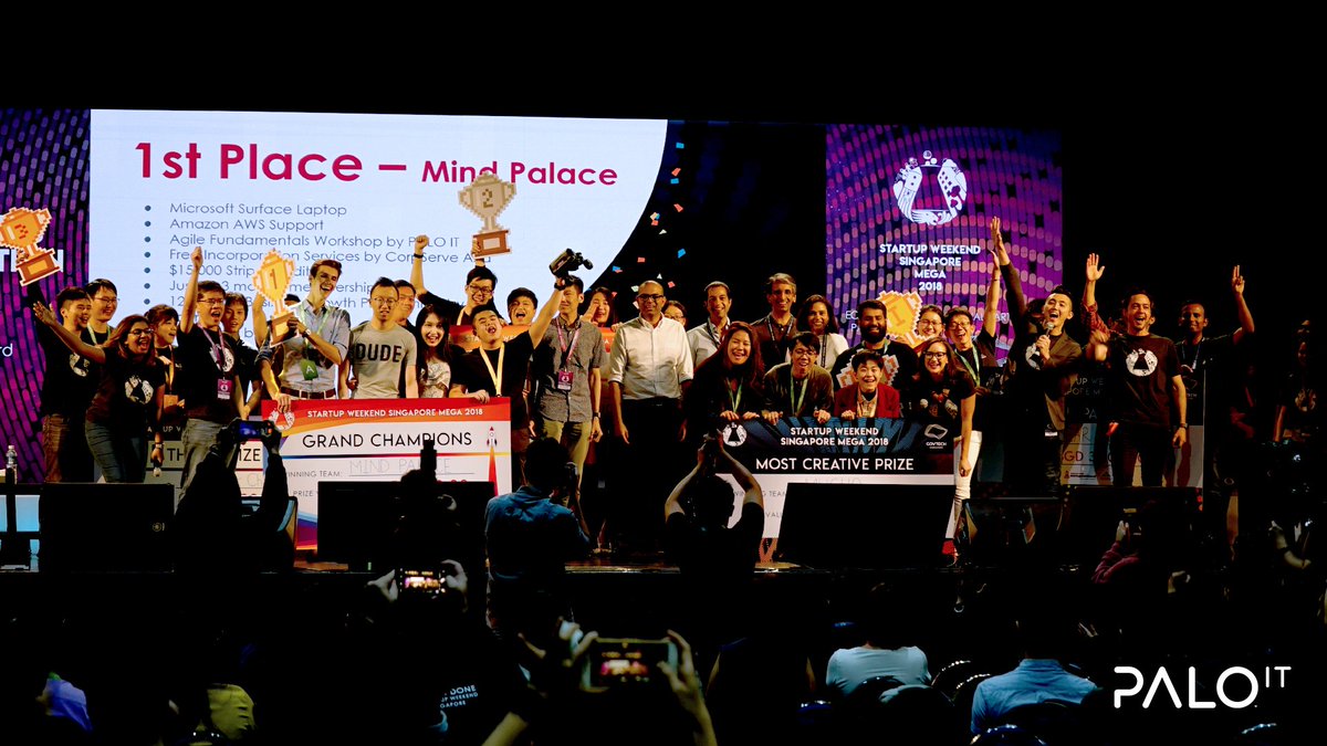 PALOITSingapore's tweet photo. Supported by GovTech, the recent Startup Weekend Singapore Mega 2018 saw a turnout of over 220 participants immersed in coding and designing solutions that benefit the public good - all under 54 hours! We are thrilled to have been a part of this amazing event.
#SWSG2018 #PALOITSG https://t.co/300rQYibbS