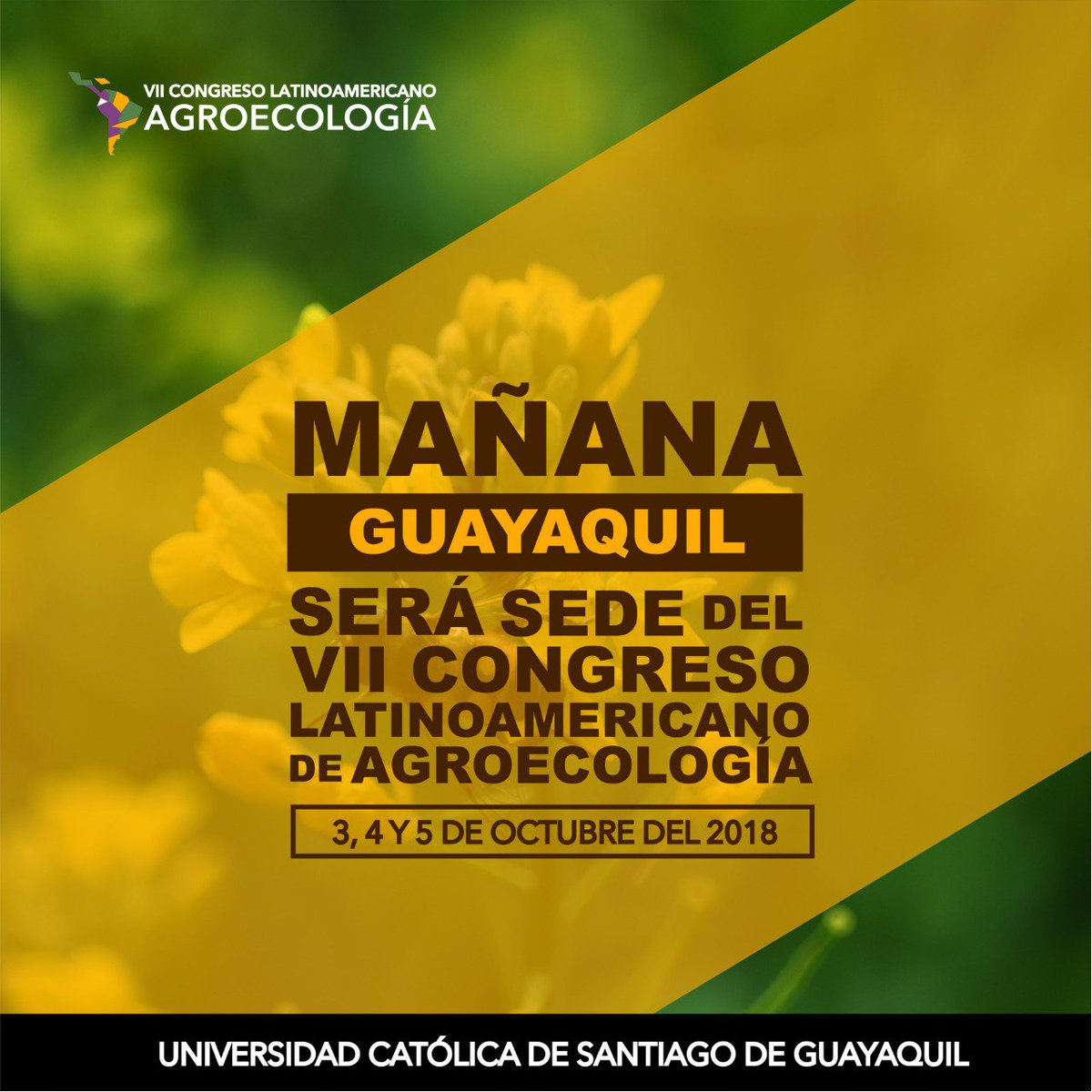 VII Congreso Latinoamericano de #Agroecologia2018 tweet media