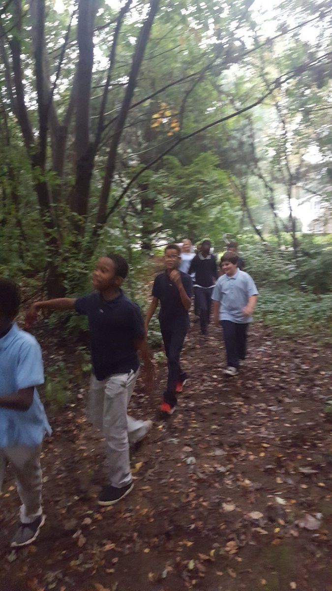 tarheelbd's tweet photo. Nature Walk for our group activity at  #morningmeeting #SwansonStrong #TeamSouthBend https://t.co/fRRHH9Lkqr