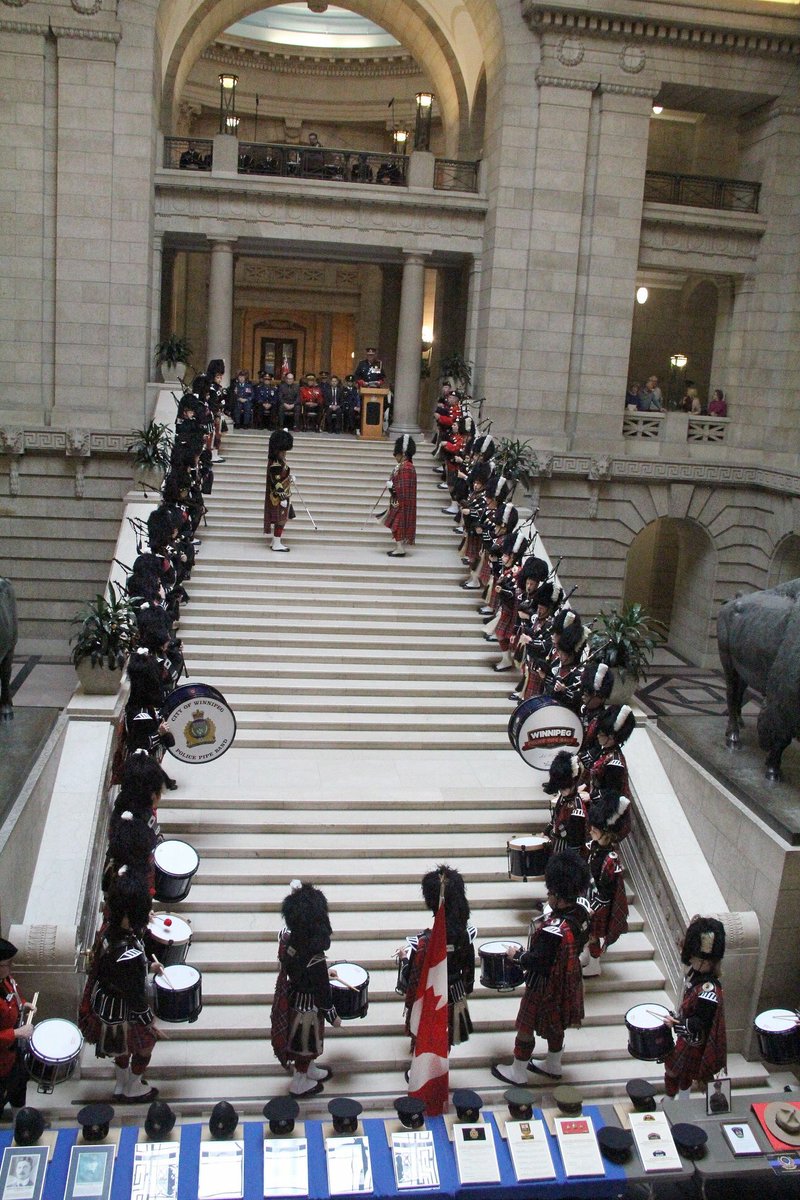 It was our privilege to play in memory of our fallen brothers and sisters as part of the Provincial Police and Peace Officers Memorial Service, September 30th, 2018 at the Manitoba Legislative Building. #NeverForgotten #HerosInLife

📸| Bob Holliday