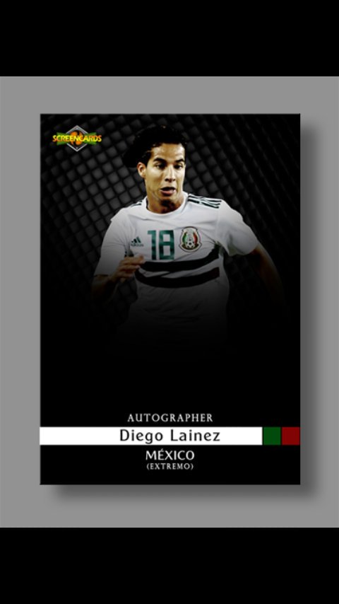 Screencards's tweet photo. Diego Lainez el "Crack", en versión  "Black". #DiegoLainez #Screencardsworld #Football #Futbol #collect #CardsDeFutbol #MexicoFutbolero #Autographer https://t.co/OJLFGfgqBh