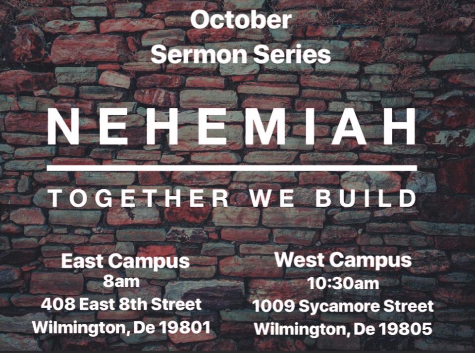 This month at Christ Baptist Church sermon series #TogetherWeBuild study of Nehemiah. #tryCHRIST #yourneighborhoodchurch