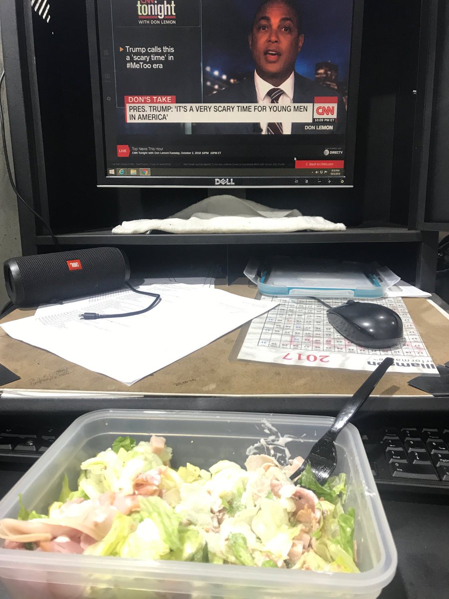 matthewj02's tweet photo. Lunch 🥗 time at work ⁦@CNN⁩ ⁦@donlemon⁩ ⁦@realDonaldTrump⁩ ⁦@nytimes⁩ https://t.co/wIbT44UfFw