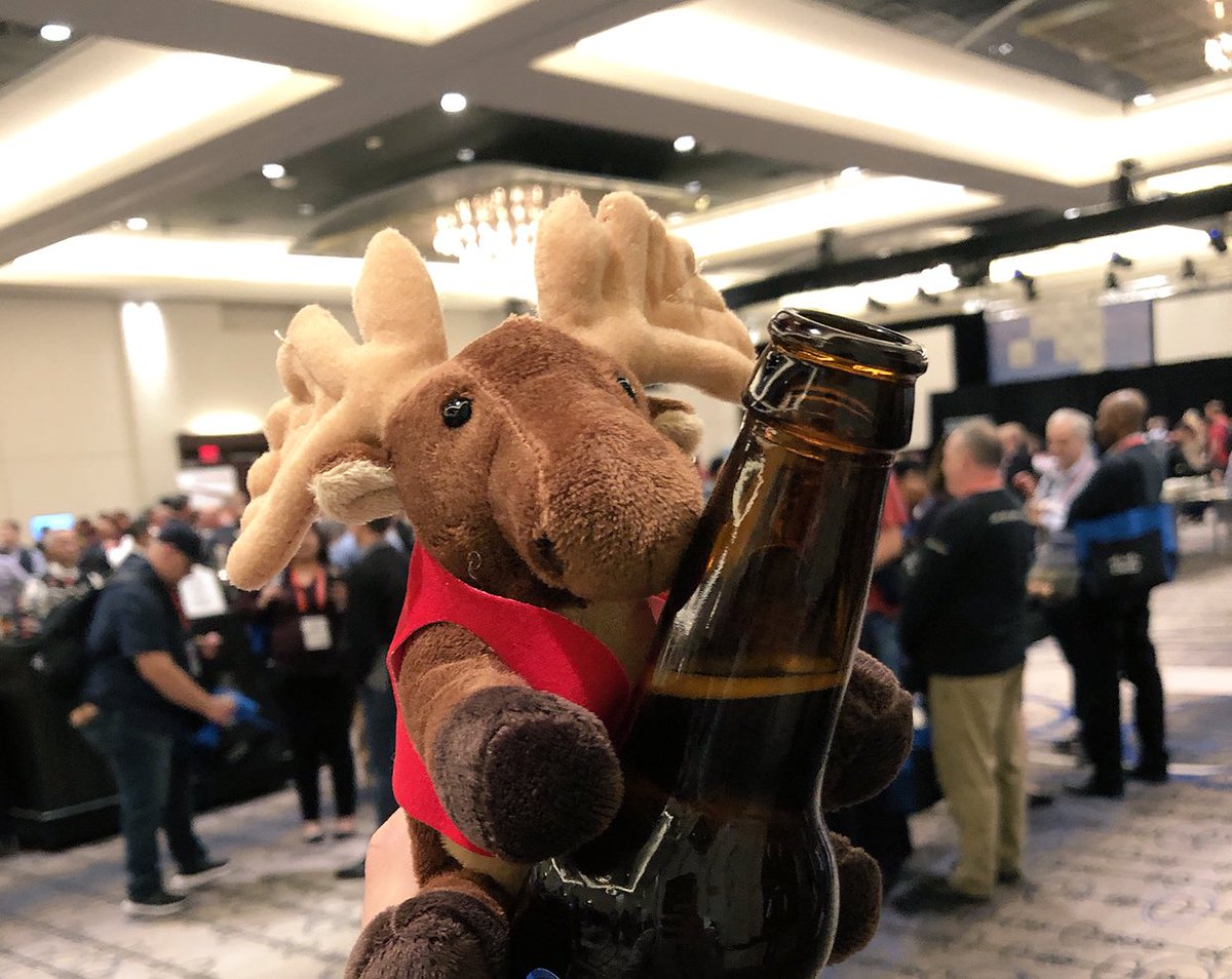 Hello folks from #NANOG74 Bear ‘n Gear in Vancouver! 🥂
