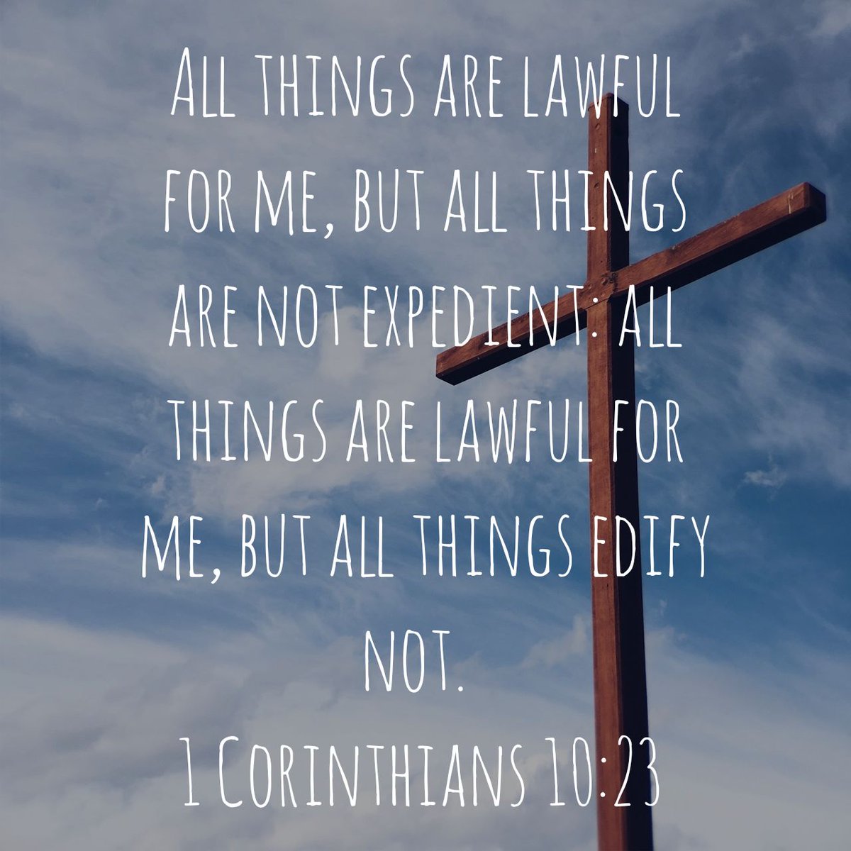 Laffertycoach's tweet photo. All things are lawful for me, but all things are not expedient: all things are lawful for me, but a…
https://t.co/TssVBaaTuK https://t.co/Yayo0rHy1J