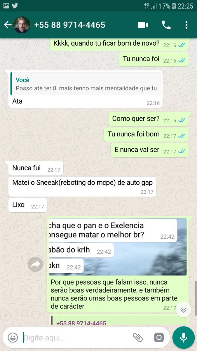 Ele é doente, certeza