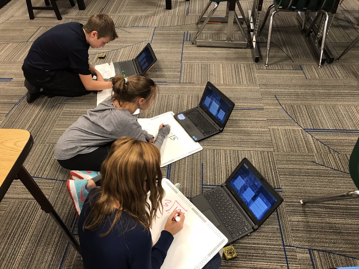 MrsStrigle's tweet photo. These mathematicians are reviewing multiplying and dividing decimals with #QuizletLive #PreAlgebraRocks https://t.co/kkyQhIHiLp