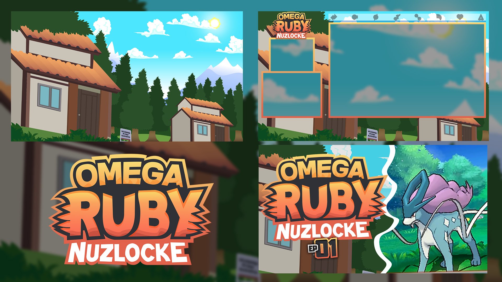 Skubbl on X: Pokemon X Extreme Nuzlocke Randomizer. Background, Overlay  Logo