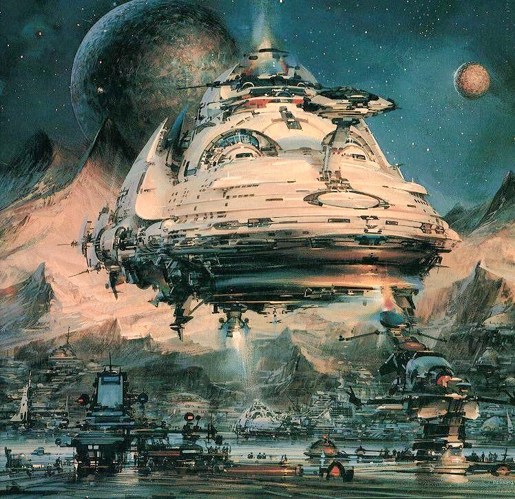 GingerLeeXOXO's tweet image. I could stare at this John Berkey all day #art #scifi #scifiart #JohnBerkey @70sscifiart
