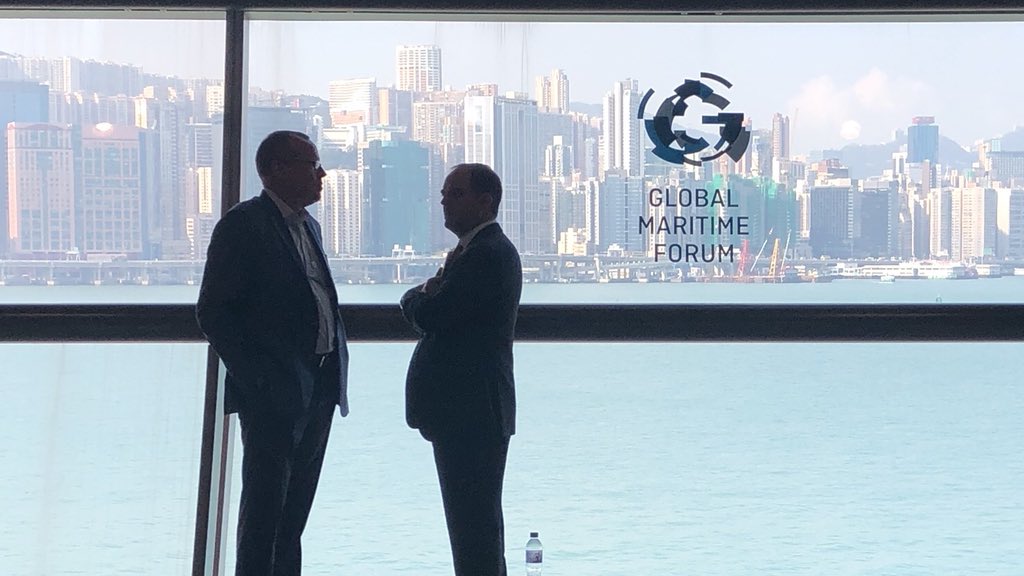Digitization of global maritime industry is front and center at this year’s conference, starting in an hour.  100+ maritime leaders converge in Hong Kong #