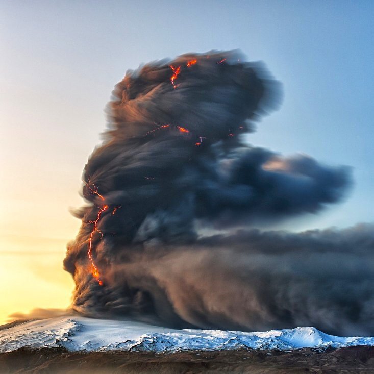 地球の様相 Twitterissa エイヤフィヤトラヨークトル 10年の噴火 T Co H1p2vi9unm Twitter