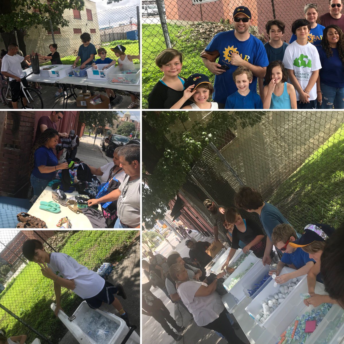 Our monthly helping the homeless event! Last Sunday of the month at 1:30pm on the corner of Frio and West Houston #helpingfriendsandneighbors #atheistsatwork #hygeinesupplies #water #snacks #clothingitems #communityservice #kiddoshelpingtheircommunity