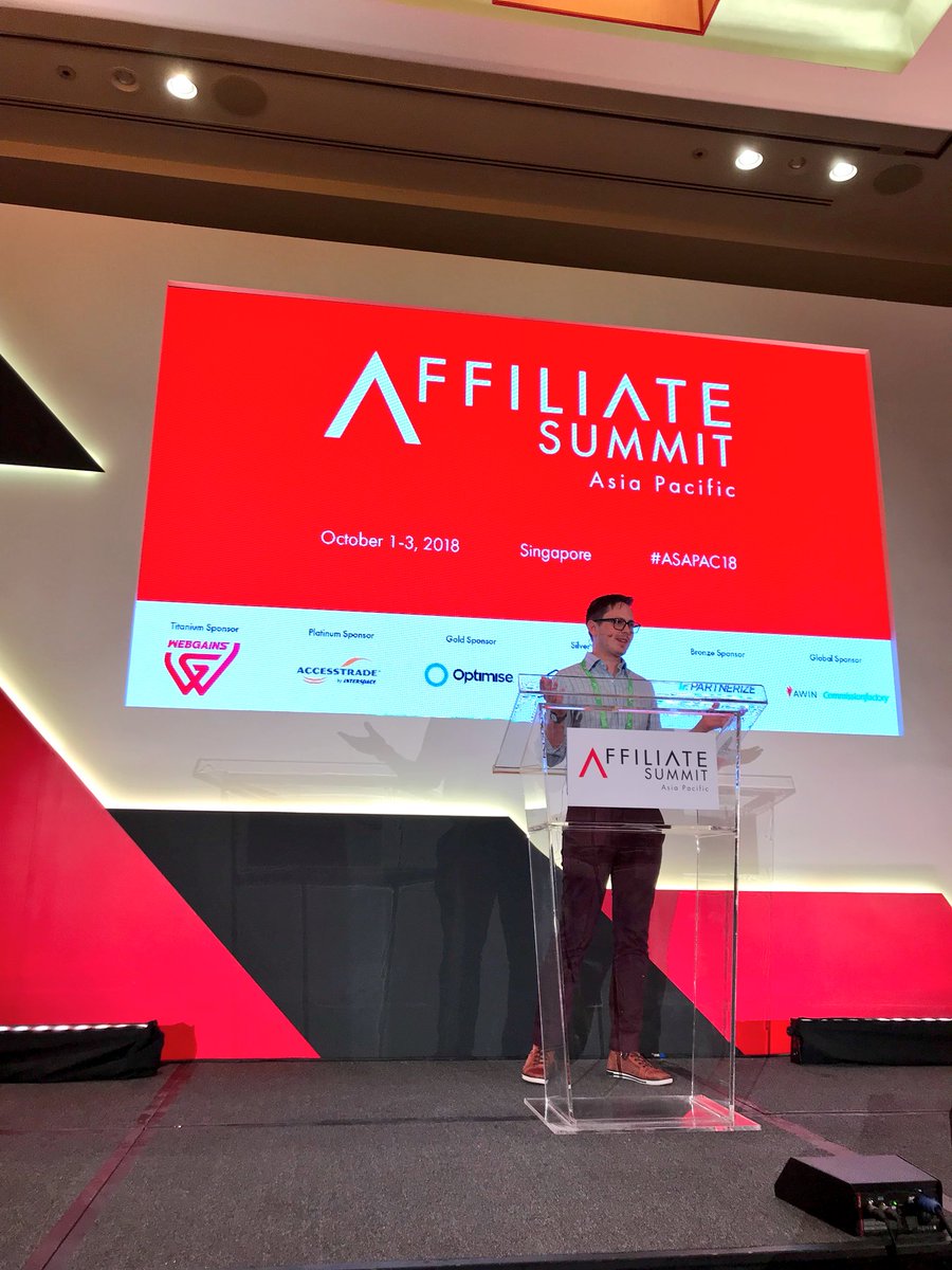 affiliatesummit's tweet photo. BIG DEBATE: Is Affiliate Marketing Dead @neo_Ogilvy VS @impactmartech
#ASAPAC18 https://t.co/TETUXObDde