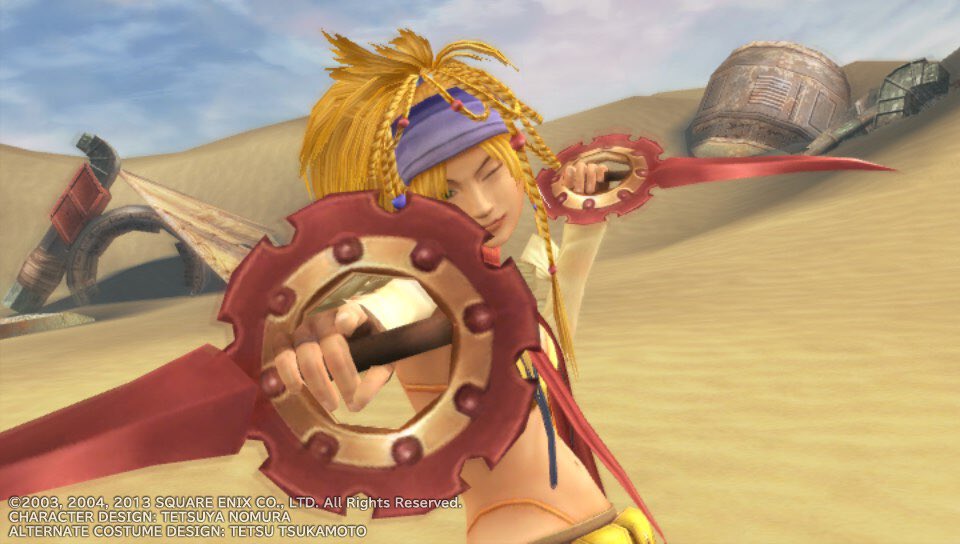 sasorigion's tweet photo. わぁ〜 ファイナルファンタジーX-2めっちゃ懐かしい！

#FFX2 #FFX2HD https://t.co/EcrIVNQh3K