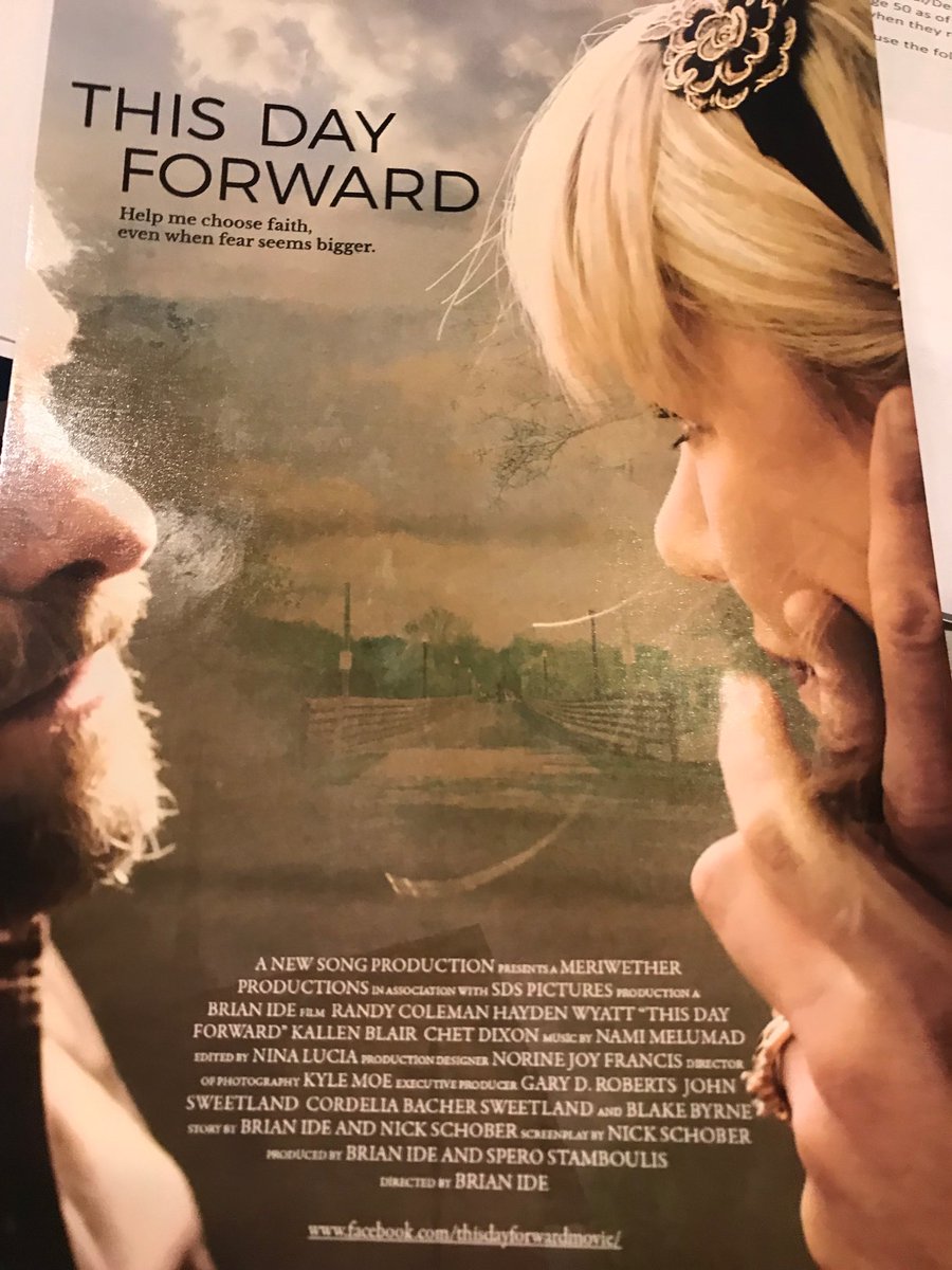 ctimke's tweet photo. #thisdayforward what an amazing story of true faith, love and adversity. Thanks for the chance to be at Des Moines showing of this true story from Iowa. https://t.co/hr1DeWyoiE