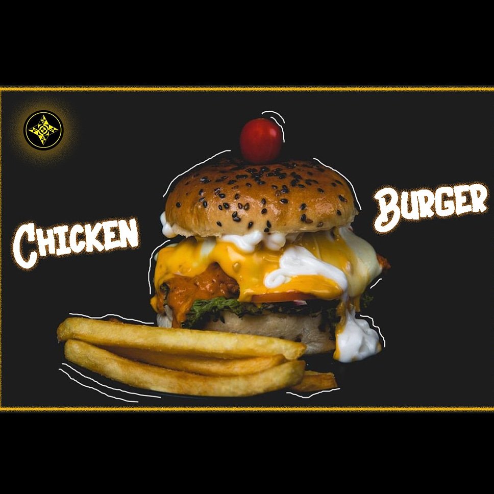 A chicken burger filled with melted cheese, a super baked cheese burger to relish, it will just blow your mind off..! The doorways are open for you, do visit Karma..!
.
.
.
#karma #karmabarandcafe #chickenburger #cheese #frenchfries #loveforchicken #chickenporn #yummy #delicious