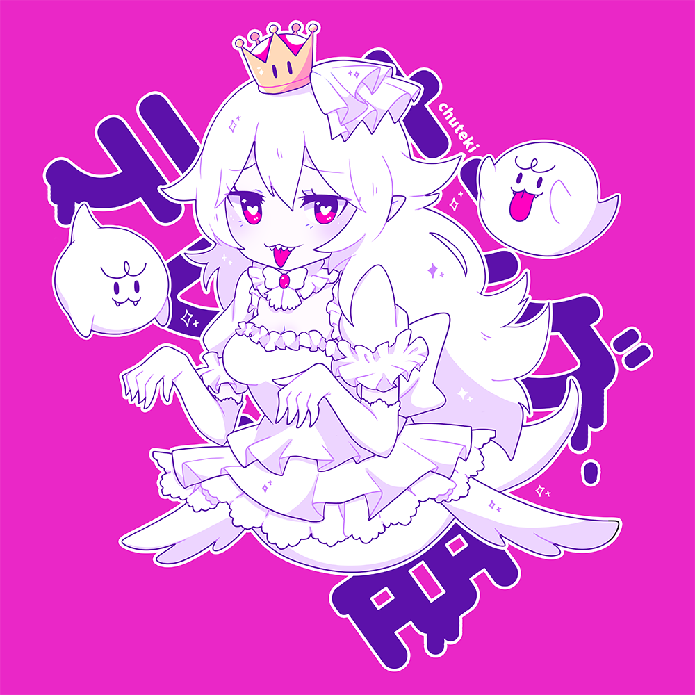_chuteki's tweet photo. Late to the party, but I couldn't resist!! Boo & ghost grils are my bias 👻✨#キングテレサ姫 #テレサ姫 #peachyboo #booette https://t.co/eZL5aagrlH