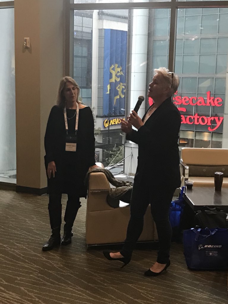 LBTQWomen's tweet photo. Our fantastic @thepippadale and @SH101 sharing the story of our history and how we can #standtogether as Bisexual, Lesbian and Trans women to #raiseeachotherup @OutandEqual #womensreception https://t.co/9hiC7uLuXJ