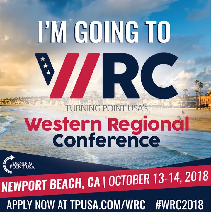 We’re going to WRC, are you? Oct 5th is the last day to confirm!🇺🇸#WRC2018 #biggovsucks #tpusa #freespeech