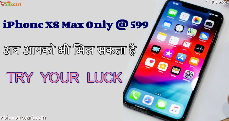 snkcart's tweet photo. iPhone XS max @ RS599
Win iPhone XS only at 599
#iPhoneXS #iPhoneXSXSMaxXR #snkcart599 #snkcart #bestdela #bestdeals #onlineshopping #ecommerce 
Order Now --- https://t.co/gV46AGX1Zz https://t.co/yqdctzemvt