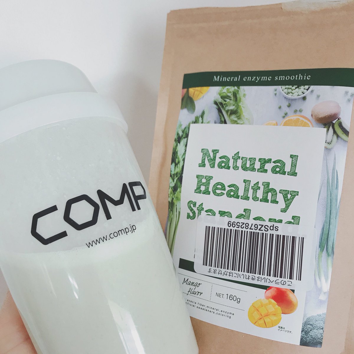 tneight00's tweet photo. #COMPCAMP
Natural Healthy Standard
ミネラル酵素スムージー
マンゴー味
普通に美味しい
#COMP https://t.co/faA87bdnz4