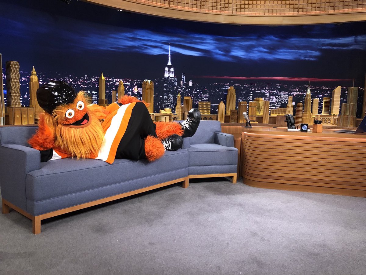 MarissaPiffer's tweet photo. But also, this is a BIG mood. Love you Gritty! 🧡🖤 https://t.co/zHq7IwFCcm