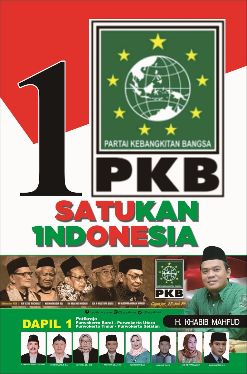 dpc_pkbbms's tweet photo. Selamat dan Sukses Caleg DPRD PKB Kab Banyumas 2019,  Smoga dimudahkan meraih sukses dan amanah https://t.co/zvITc8atbt