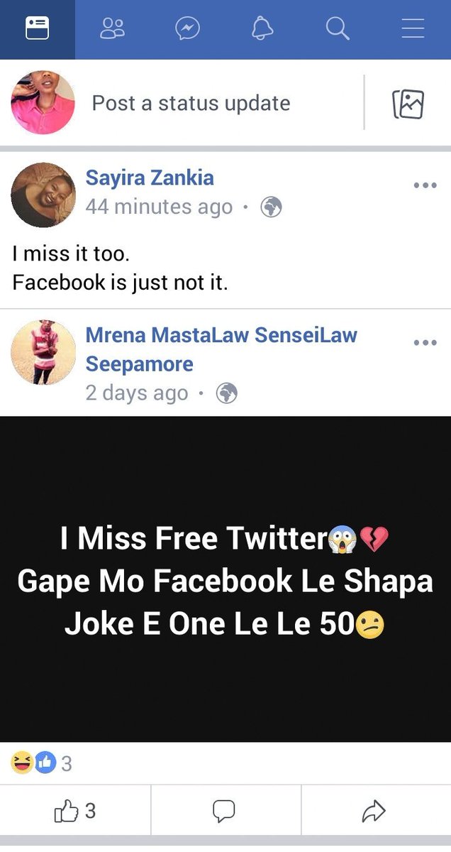Nokukhanya_NT's tweet photo. #RipFreeTwitter kubi ,Ku bird ,Ku wawu๐ https://t.co/v5iGeiogtM