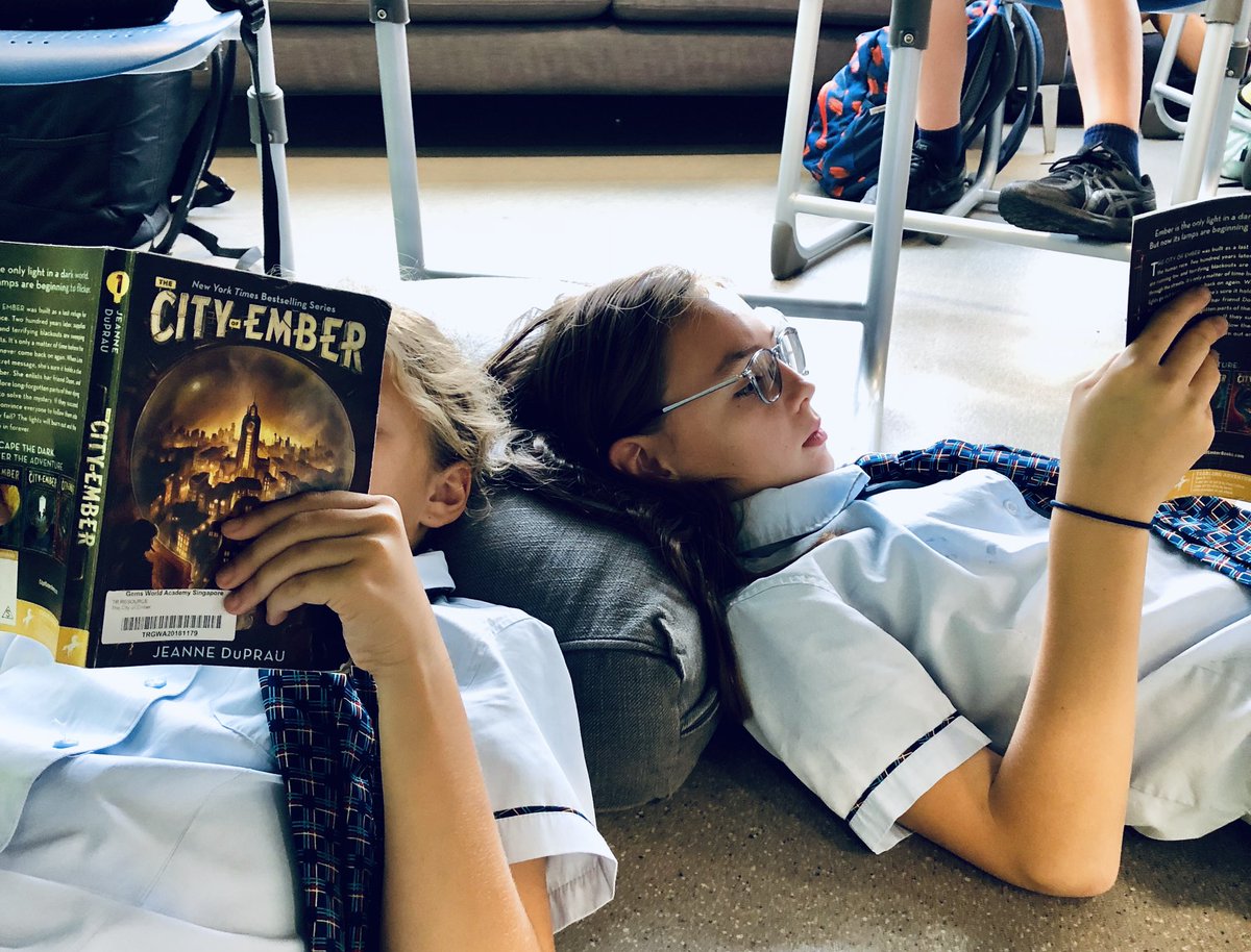 SaraKThompson's tweet photo. Some of your best memories should come from between the covers of an amazing book. Our G6s are wrapping up City of Ember. We’ve loved discovering the secrets of Ember!! #GEMSinspire #fortsarecool #flexiblespaces #flexibleclass #reading #cityofember #duprau https://t.co/53EPhg9ECA
