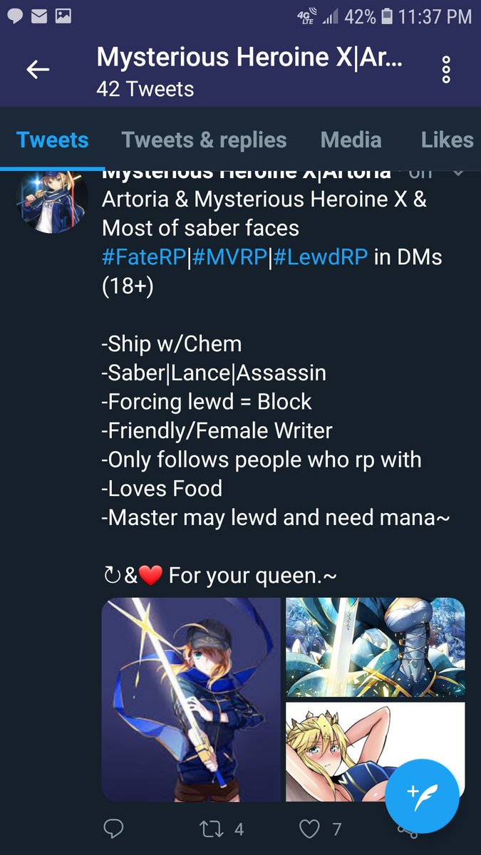 //I'm just saying-

He changed an Artoria Lancer into Mike.

Both accounts called Artoria "Queen".

Both are lewd.

Both are multiple classes.

Both of which tried defending Mike's OC.

I think he just changed the format of the pinned and made a new account...