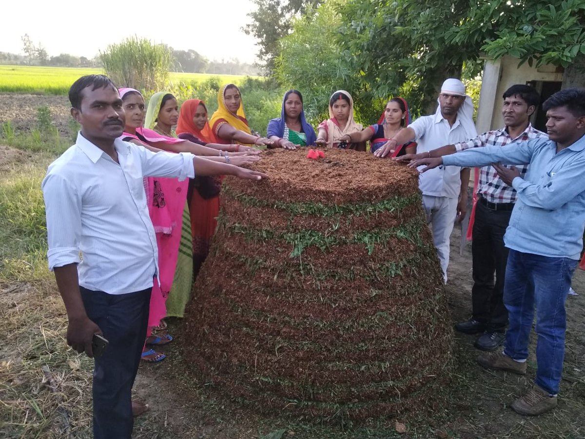 RGMVP's tweet image. A new impetus in agriculture in villages of #UttarPradesh through #ShivanshFarming @RGMVP #soilprotection #productivity #Nutrition @THF_INDIA