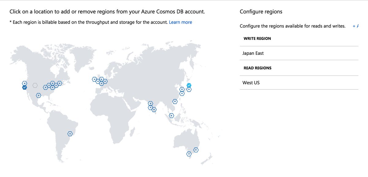 prototechno's tweet photo. #CosmosDB Replicate data globally #aajp https://t.co/SNK5K54D3R