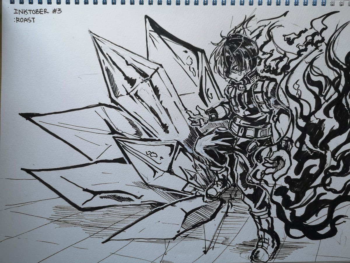 #inktober2018 3日
#ヒロアカ
#heroaca 